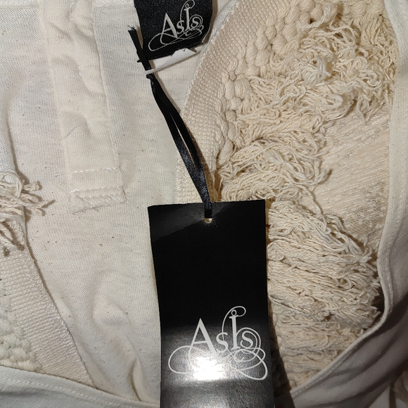 ASIS FRINGE AZTEC BOHO TOP S - Picture 5 of 6